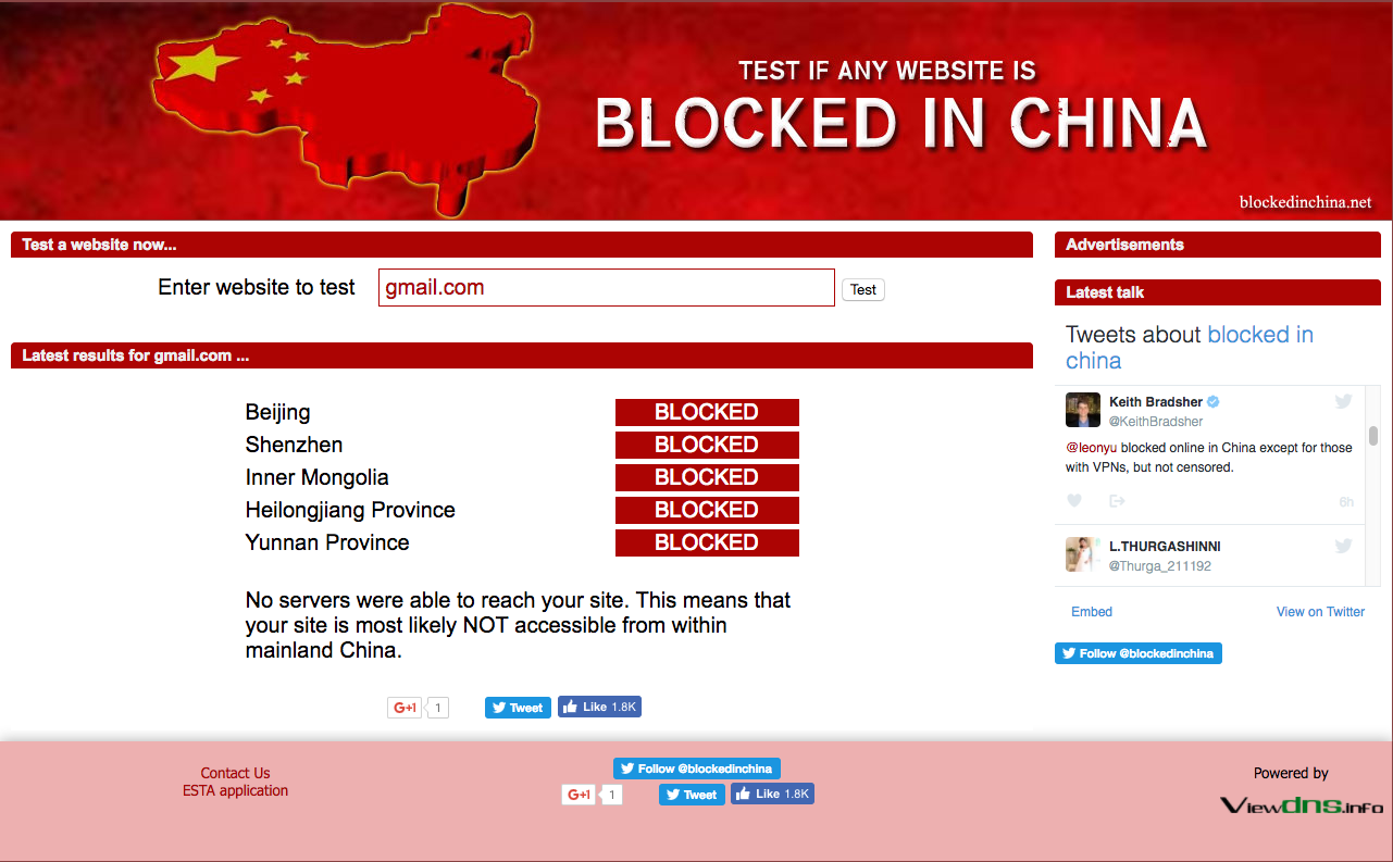 great firewall of china